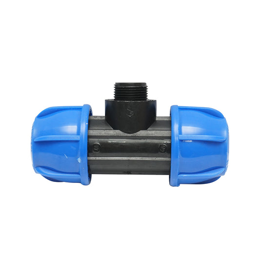 Your external threaded compression fitting father 90 degrees D40x40mmx1, PN16 bar for irrigation systems
