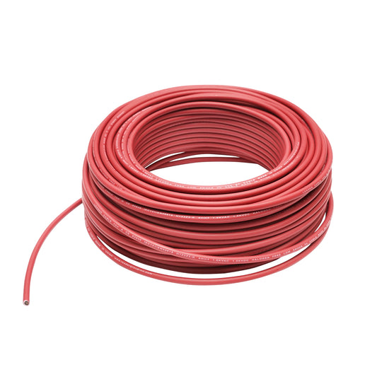 Solar panel cable 4mmx50m red, MC4 connectors 1.5KV, H1Z2Z2-K Breckner Germany