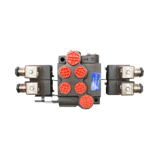 Electromagnetic hydraulic distributor P40 with 2 ways, 12V Breckner Germany