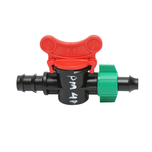 Tube tap, D16mm drip tape with nut for irrigation systems.