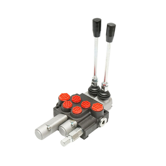 Hydraulic distributor with 2 levers 1 floating 40L/min