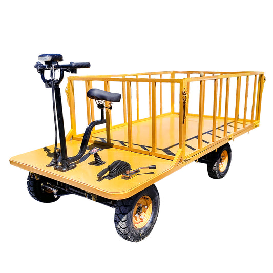 Electric cart platform for transporting goods 800W, 40V, 2.5x1.25m maximum load 1000Kg THOR