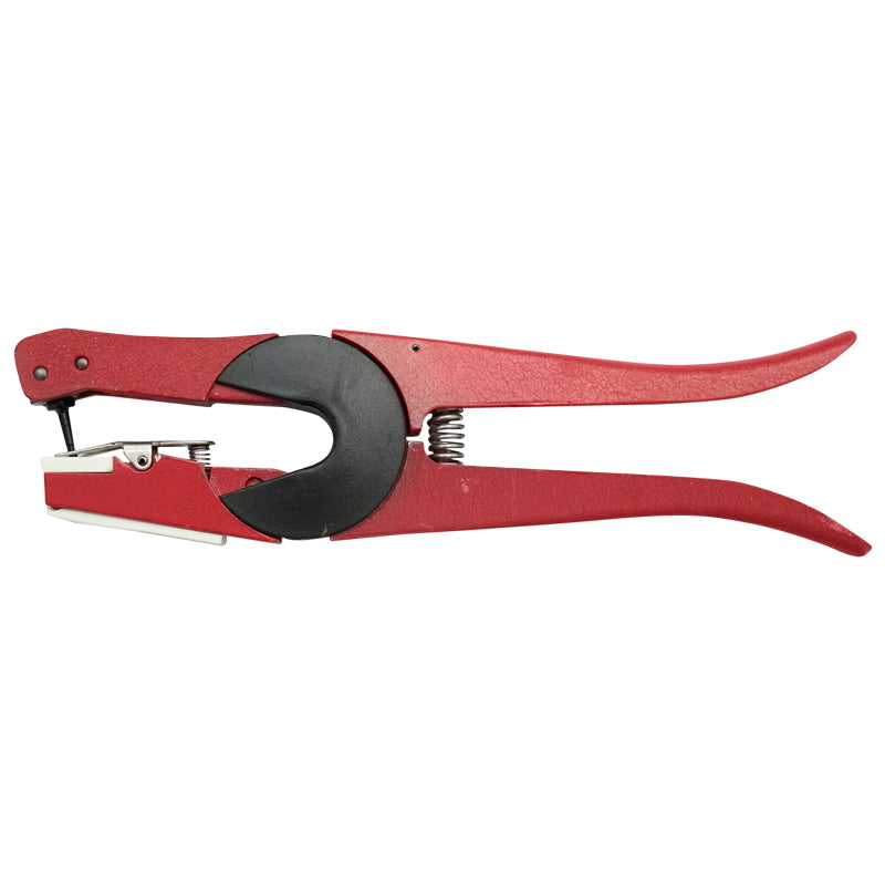 Pliers applied to eyelets compatible with most types of eyelets on the market and spare nail set.