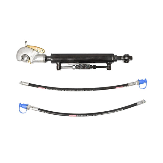 Adjustable hydraulic central drawbar 60cm. 50x60 walnut Cat.2-2