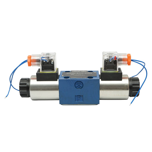 Directional solenoid valve 12VDC 25W for 6 ways flow control hydraulic installations HDQX126J 4WE6J61B CG12N9Z4