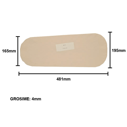 Window 481x195mm bottom (eye) front square cabin old type UTB U-445