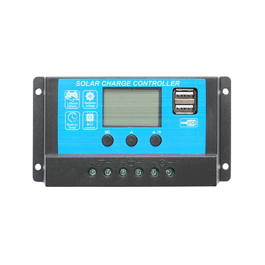 Voltage regulator for solar panel 12/24V, 20A, 2X USB port Breckner Germany