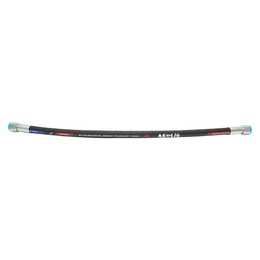 Pressure hose 2SN DN10 certified with hydraulic fixed ends L = 600 mm (Reduction M20X20)