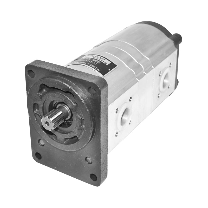 Double hydraulic pump PRD 22-3184D with grooves UTB U-650 production starting from the year 2000 Breckner Germany