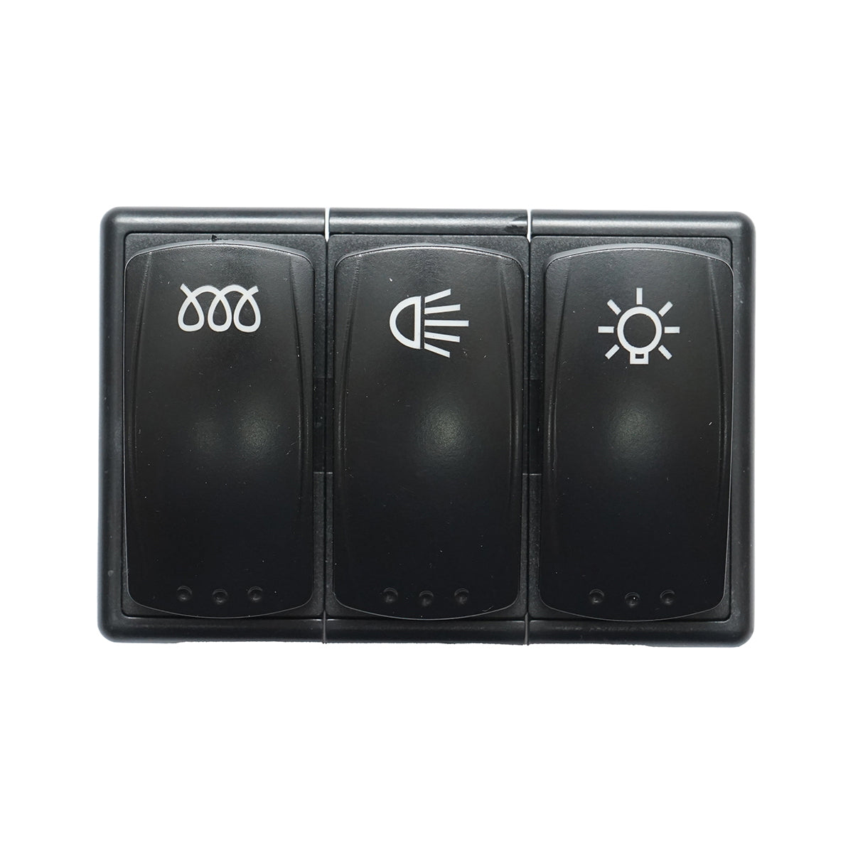 Control panel, universal 3-button switch