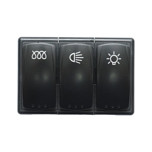 Control panel, universal 3-button switch