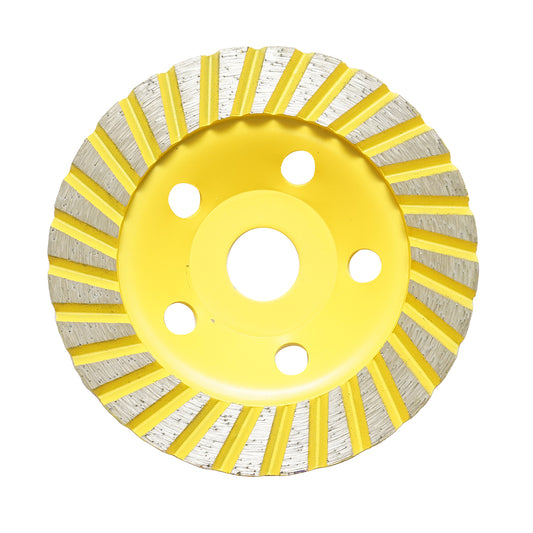 Turbo segmented diamond cup disc 125x22.23mm for grinding concrete, granite, stone Crownman