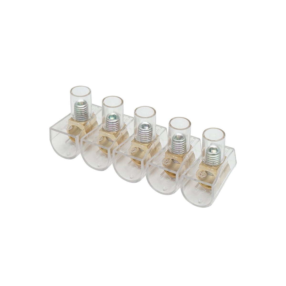 Terminal block 101A 500V, 5 poles 25mm Leader