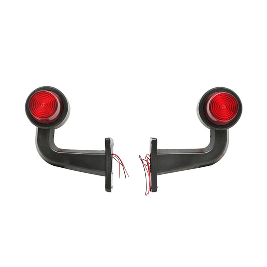 Side LED indicator lamps with arm 12-24V red/yellow FR0147R/Y Breckner Germany