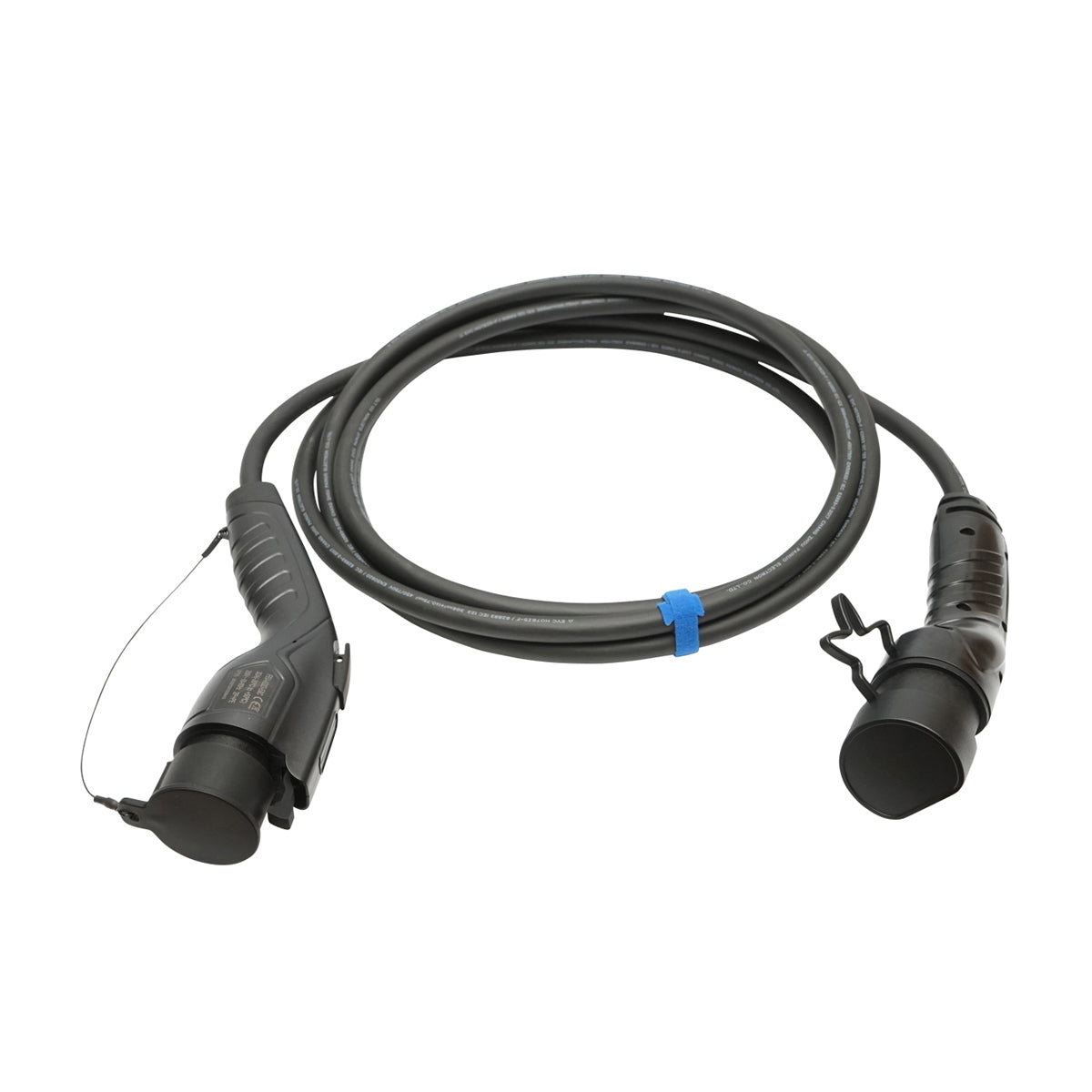 230V charging cable, 5M for electric cars, adapter from Type 1 to Type 2 (US-EU), 7KW, 32A single-phase