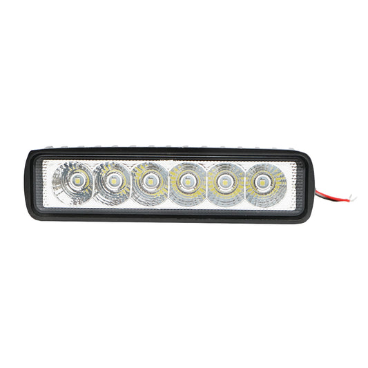 Bar lamp with 6 LEDs 10-60V 18W 60-degree radiation angle flood type 160x43x42mm Breckner Germany