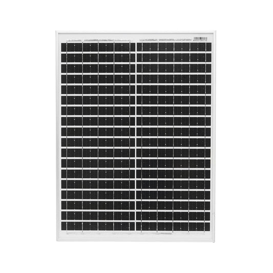 20W monocrystalline photovoltaic solar panel 460x350x135mm with 12V/17Ah battery, 12/24V 10Ah regulator and 2x USB ports Breckner Germany