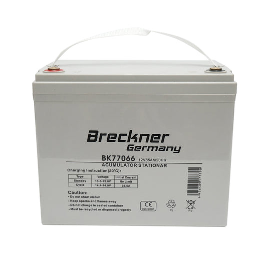 Gel solar system battery 12V 85Ah 20HR 275x180x240mm FCDG12-85 Breckner Germany