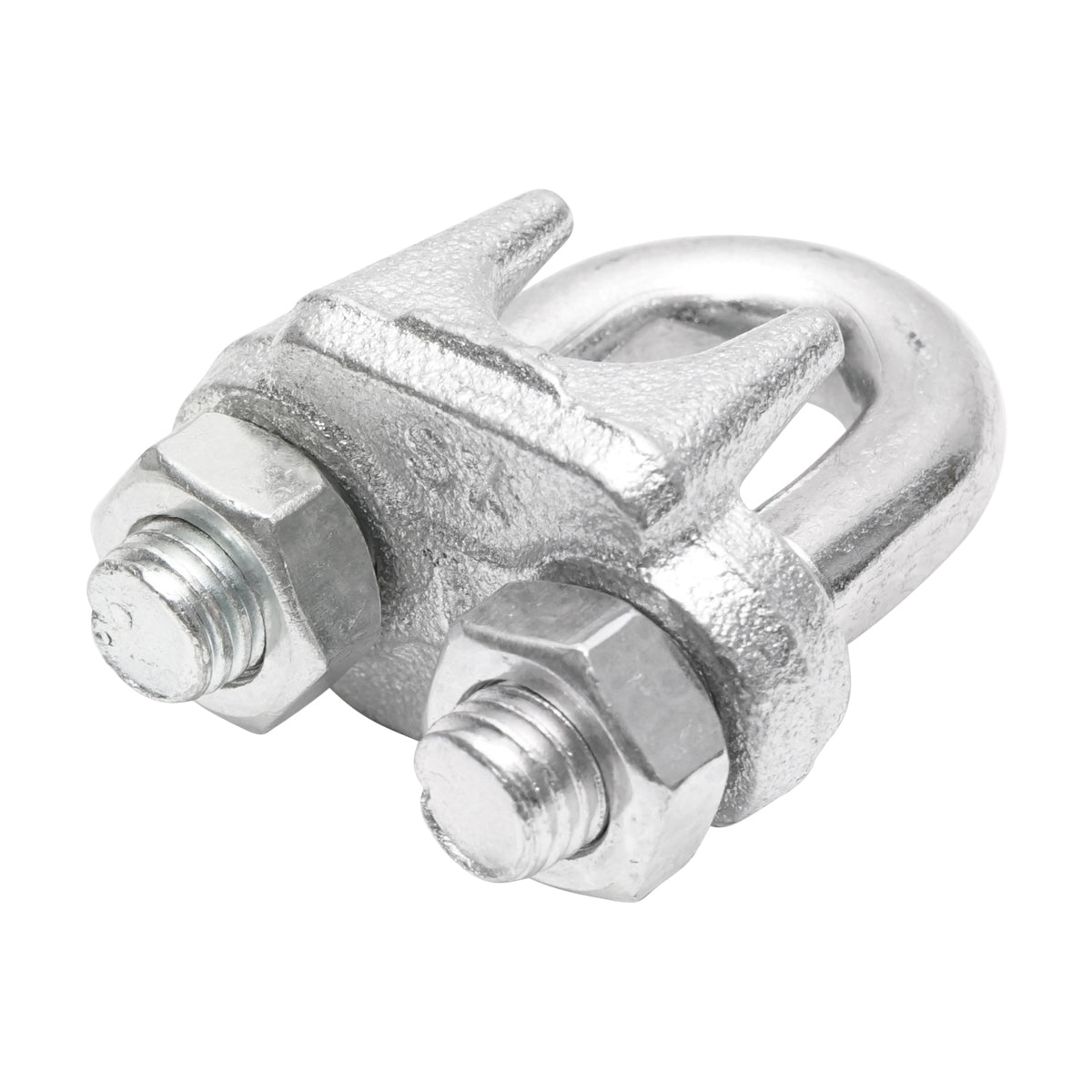 Zinc-coated clamp DIN 741-18 for 18 mm cable Breckner Germany