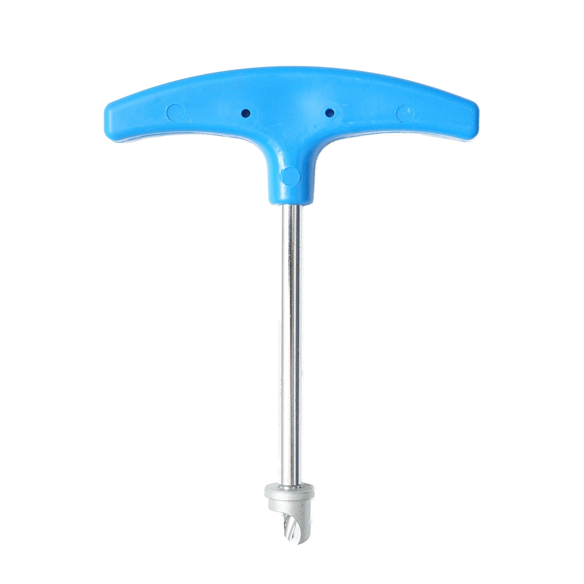 Manual drill for drilling pipes for 14 mm drip irrigation.