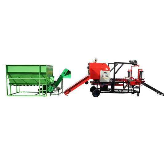 Electric wrapping and baling press 380V with foil 330mm and net 720mm