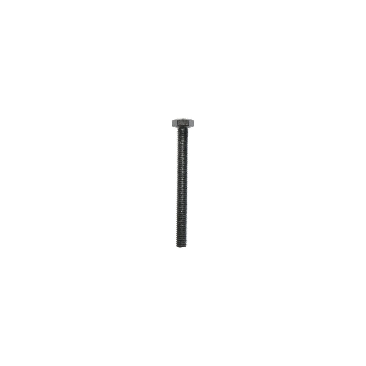 Black screw with hexagonal head DIN 933 M6x60 G10.9 200 pcs/bag