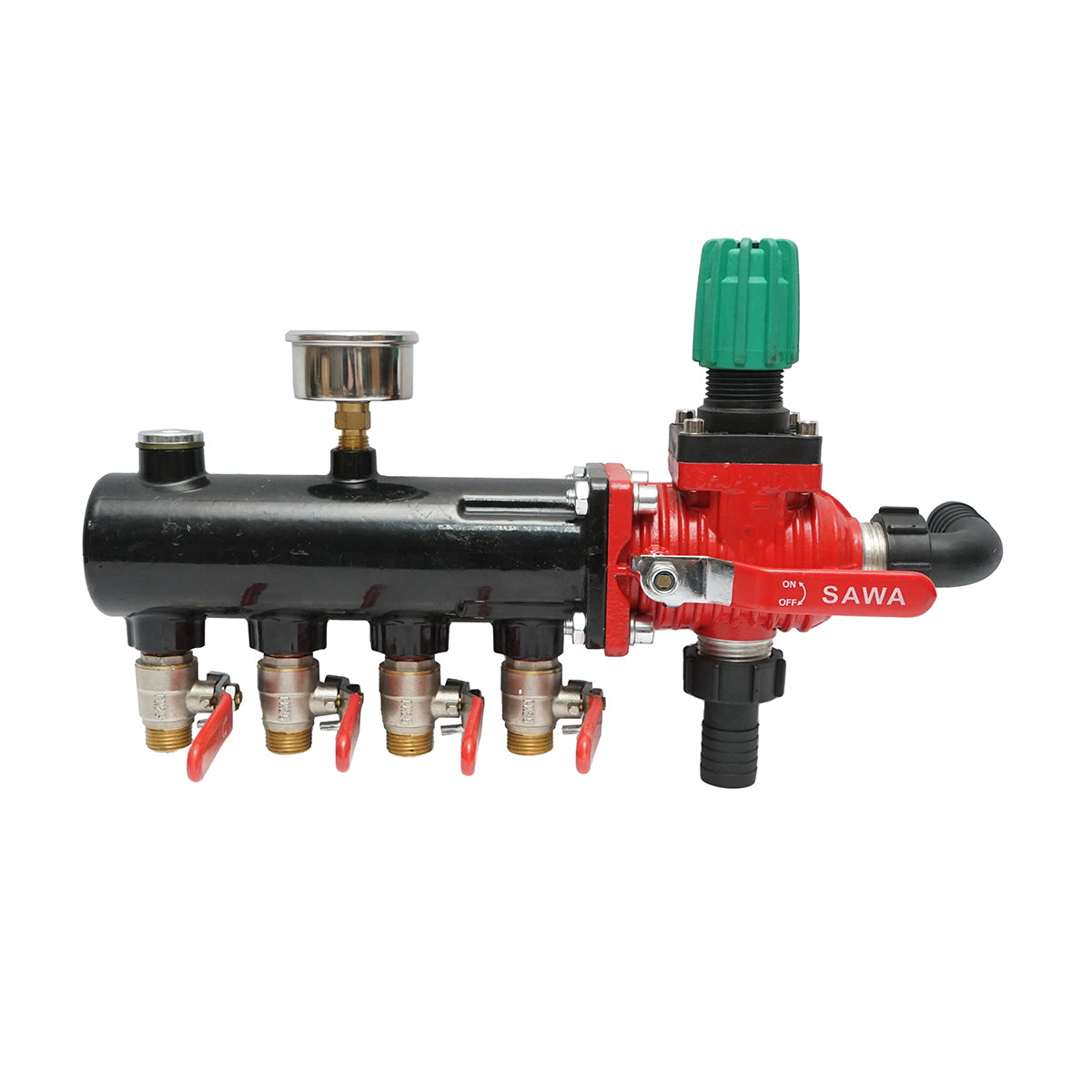 Metal herbicide distributor with 4 horsepower, glycerin manometer 25 bar