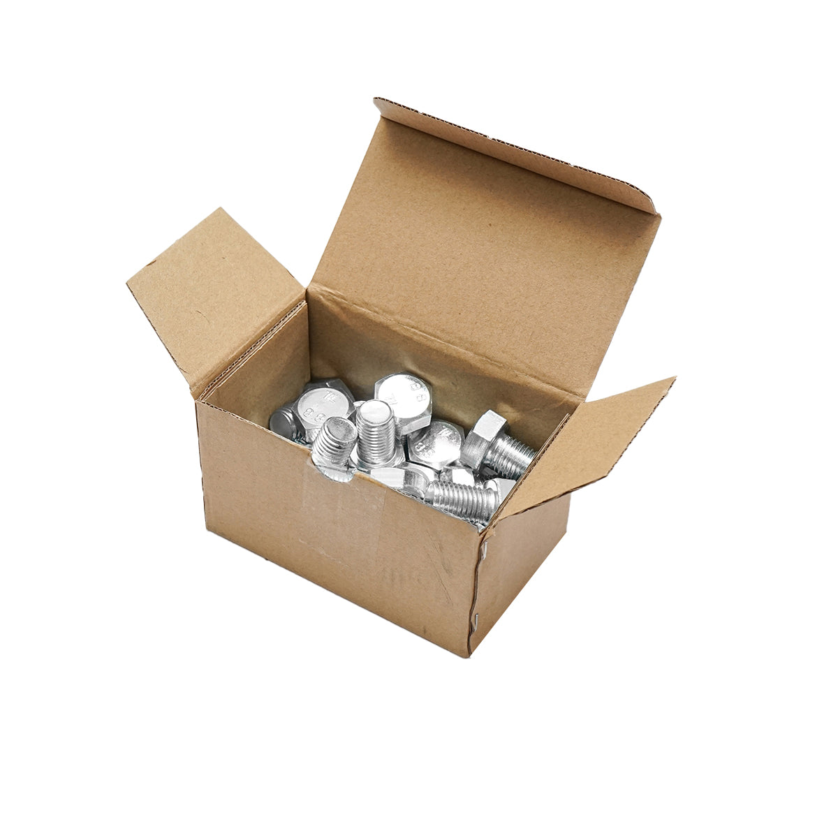 Set of 25 hexagon head screws DIN 933-8.8 M16X25
