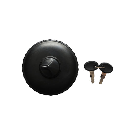 Truck fuel tank cap with universal keys