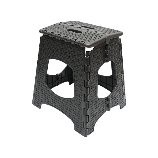 Black folding plastic chair 286X325X270 mm