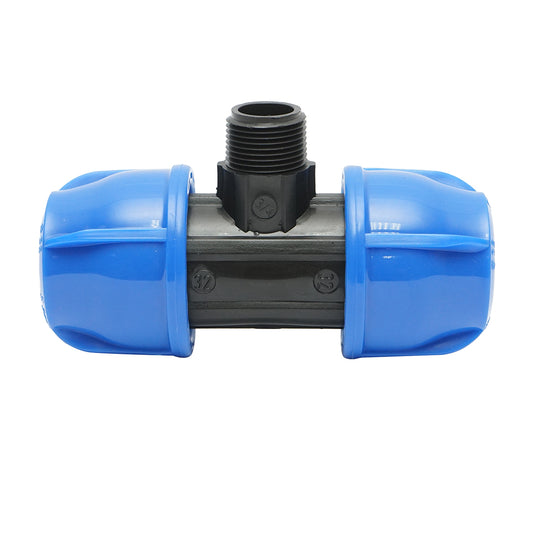 Your external threaded compression fitting father 90 degree D32x32mmx3/4, PN16 bar for irrigation systems