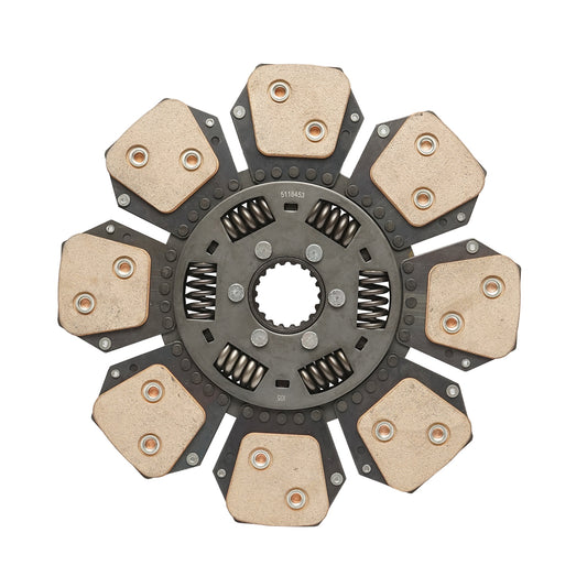 Clutch disc with a diameter of 350mm, inner diameter 1 of 45mm, inner diameter 2 of 50mm Z=18 for Fiat OEM 5118453