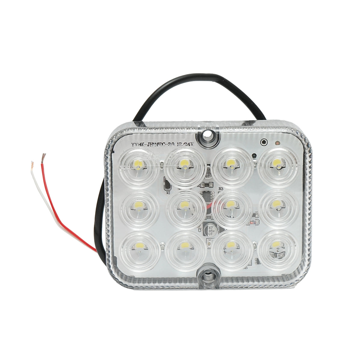Lamp 12 LEDs reverse 2.4W, 12/24V Breckner Germany