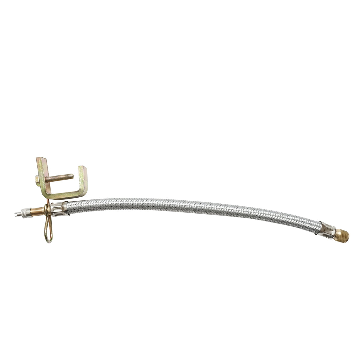 Wheel valve extension with metal protection and clip with screw 250/280mm