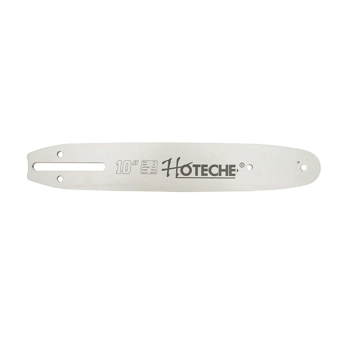 250mm (10 inch) chainsaw blade, compatible with 3/8 pitch chain, 40 teeth Hoteche