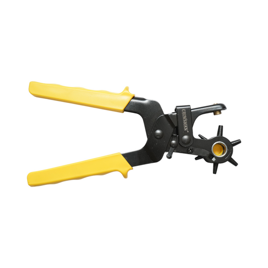 225mm rotary punch pliers with 6 heads 2-4.5mm Crownman