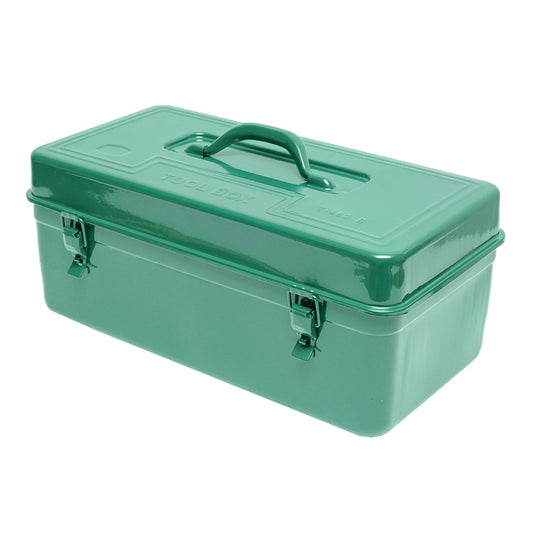 Green metal tool box 470x240x205mm Breckner Germany