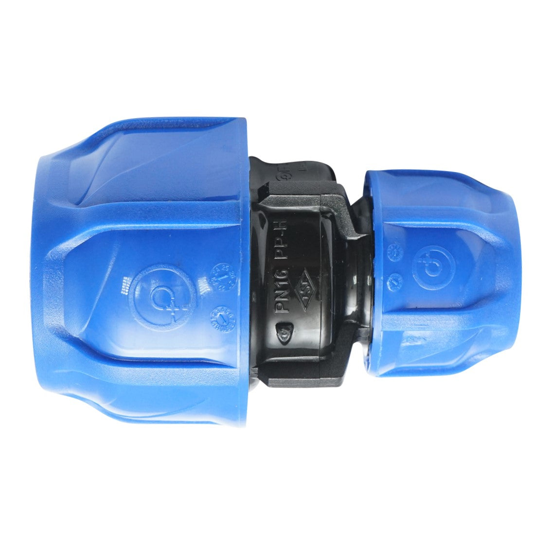 Compression reducer fitting D40x25mm, PN16 for irrigation systems