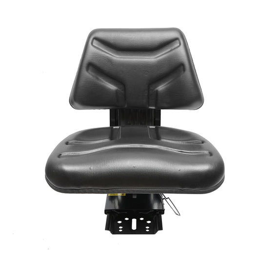 Universal black seat for tractor