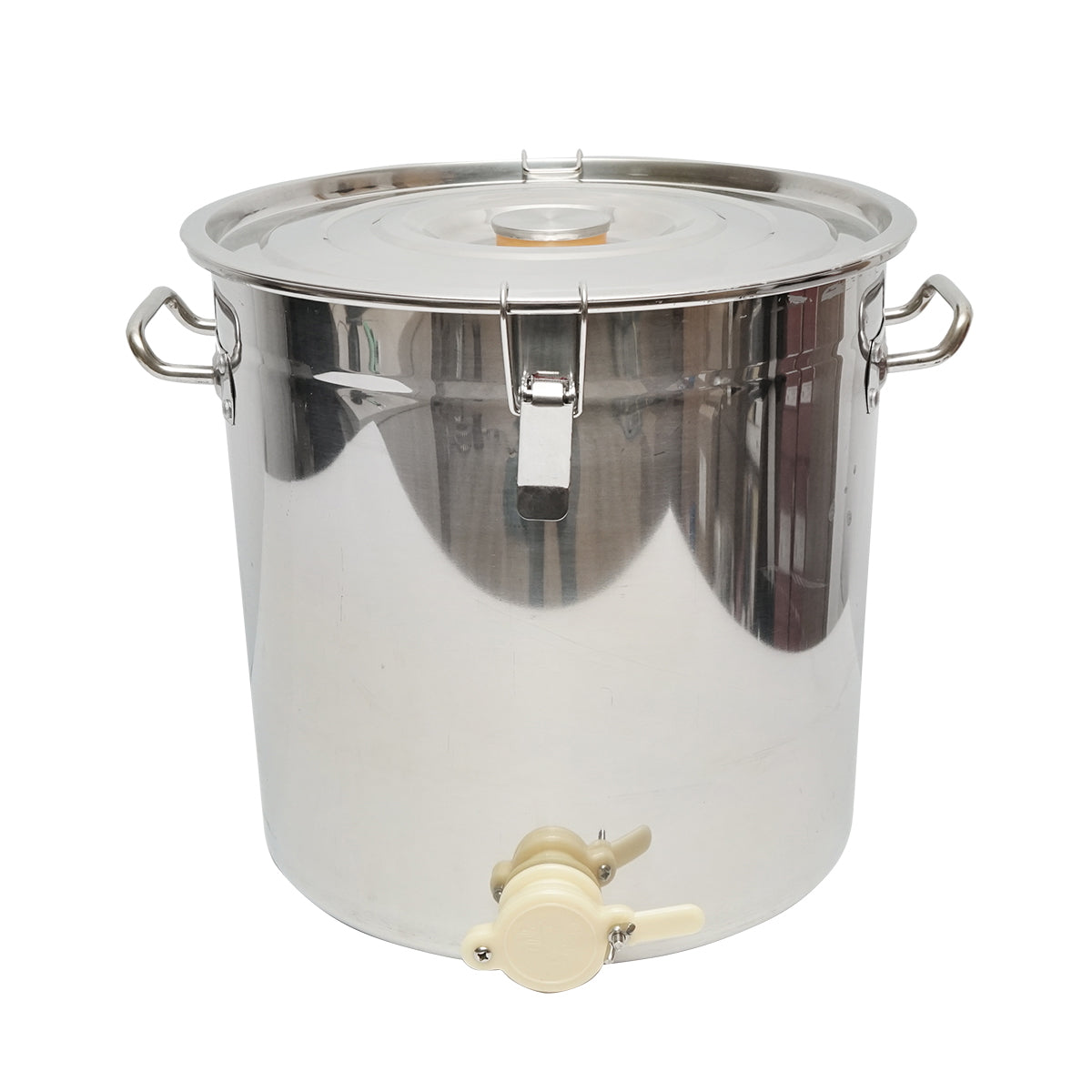 Stainless steel honey extractor with lid for 40kg of honey
