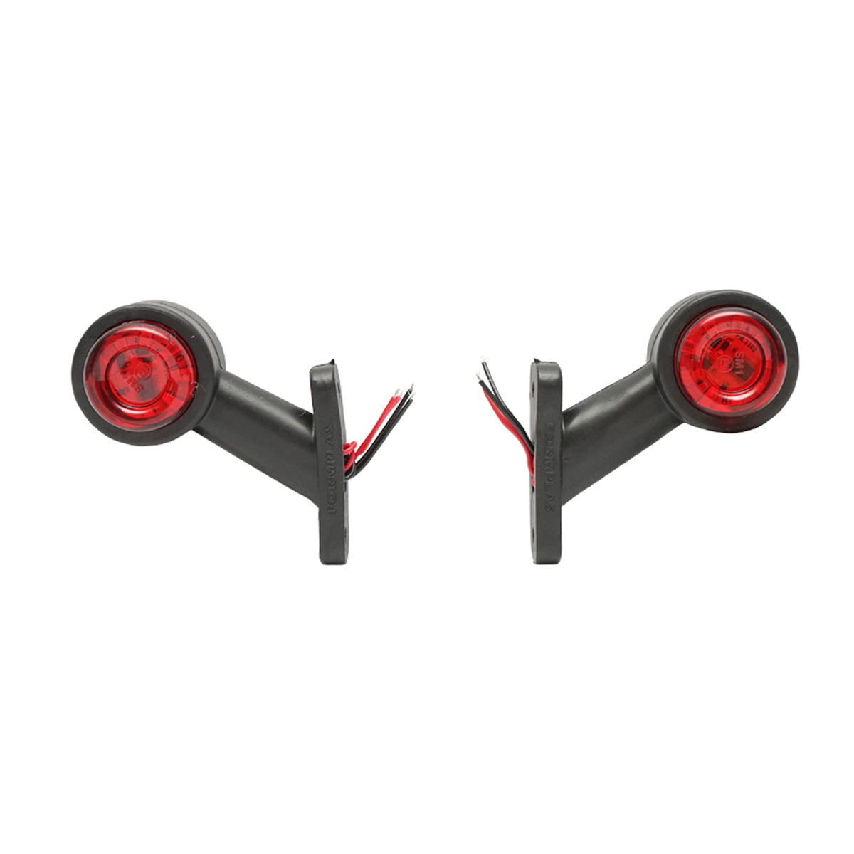 Set of LED white-red side outline rotating lamps 12-24V FR1104 Breckner Germany