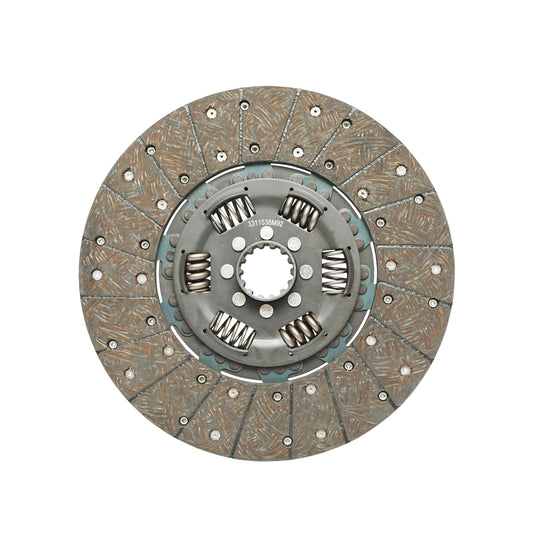Clutch disc with an outer diameter of 280mm, inner diameter 1-35mm, inner diameter 2-40mm, 14 grooves for Massey Ferguson, Landini, McCormick OEM 1424123M92