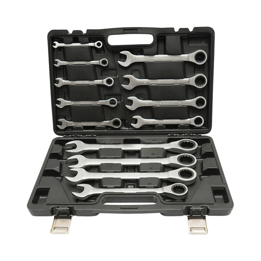 Set of 13 combination keys with ratchet Breckner Germany