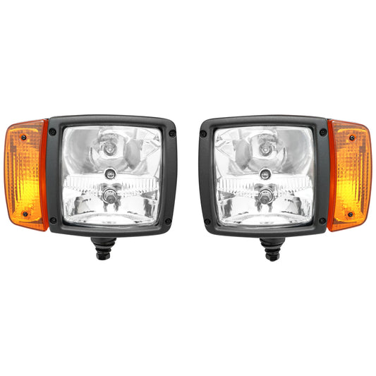 Set of headlamp type lamps with right and left signaling 12V HR-A-035 Breckner Germany