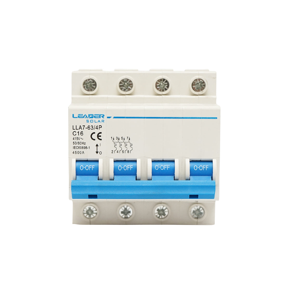 Automatic safety switch type 4P-16A-415VAC Leader