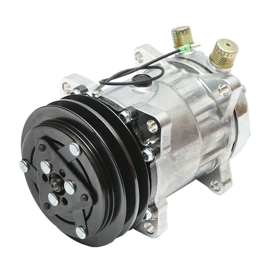 A/C compressor for Massey Ferguson, Valtra OEM code V32838600, 836866616, AG514573