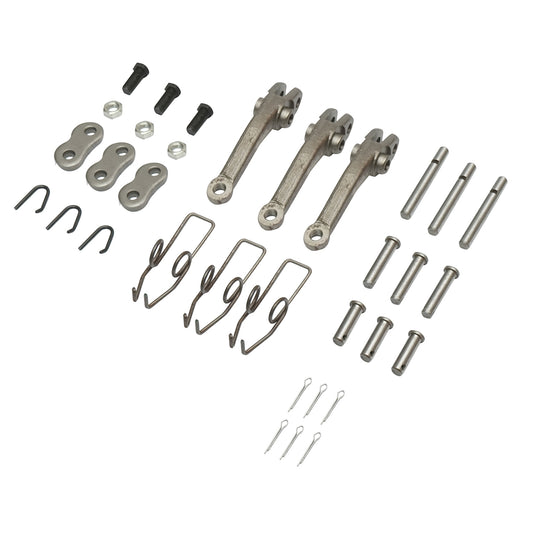 Set of clutch levers 12 inches for Massey Ferguson, Landini OEM codes 1810857M92, 3900546M91, 1639083M92, 1810857M91, B8766, 224-2