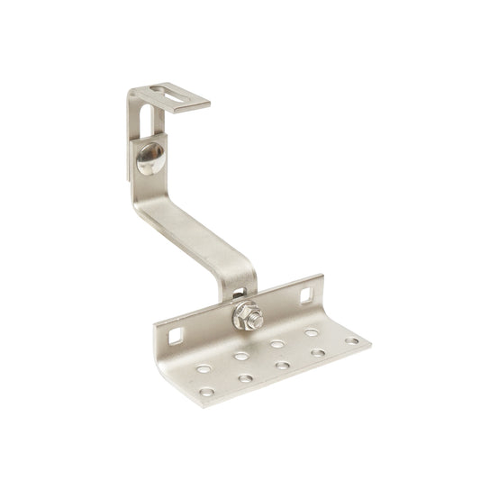 Adjustable clamp for tile roof, solar panel fixation system B Breckner Germany