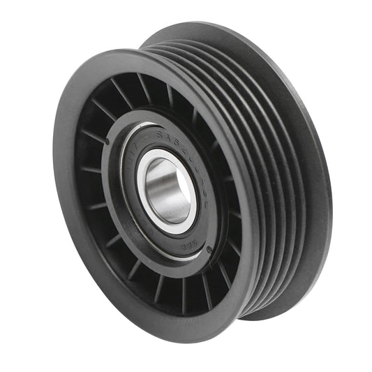 Belt tensioner pulley for New Holland, Ford OEM code 83995241, F0NN8A618AA, FNN8A618AA, 84412927 Breckner Germany