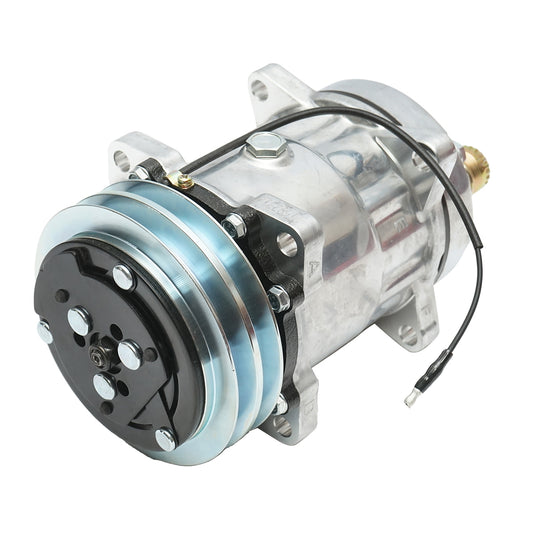 A/C climate compressor Ford, New Holland, Case IH OEM code 80450805, 5176185, 5811103, 9704118, 89508380